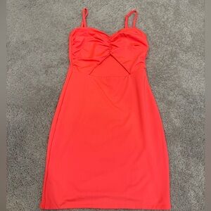 Katie J fitted mini cutout dress